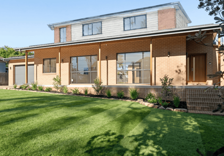 storey addition on a family home in a leafy Hornsby street